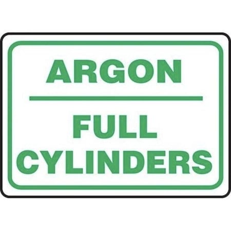Accuform SAFETY SIGN ARGON  FULL CYLINDERS MCPG565VP MCPG565VP
